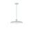 Kuzco Minori 15" Socket Pendant, Cerulean/Steel Shade