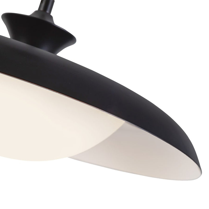 Kuzco Minori 15" Black Pendant, Glossy Black