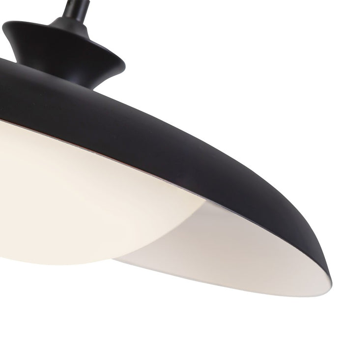 Kuzco Minori 15" Black Pendant, Glossy Black