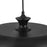 Kuzco Minori 15" Black Pendant, Glossy Black