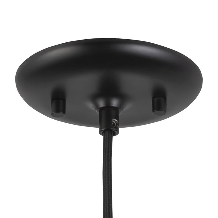 Kuzco Minori 15" Black Pendant, Glossy Black