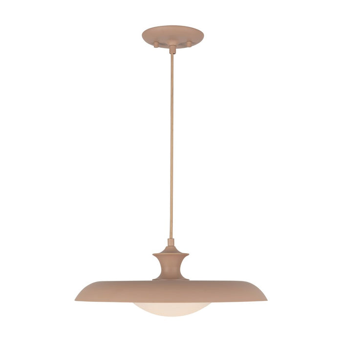 Kuzco Minori 15" Socket Pendant, Peach/Steel Shade - PD557015PEC