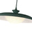 Kuzco Minori 15" Socket Pendant, Pine Green/Steel Shade