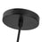 Kuzco Kirby 22" Black Pendant, Black