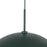 Kuzco Kirby 22" Socket Pendant, Pine Green/Steel Shade