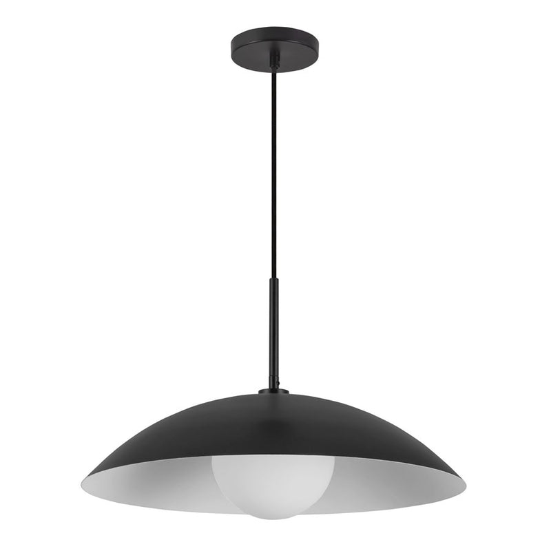 Kuzco Regent 19" Black Pendant, Black