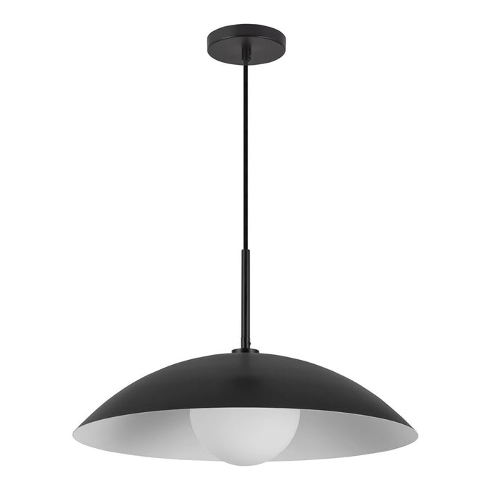 Kuzco Regent 19" Black Pendant, Black