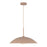 Kuzco Regent 19" Socket Pendant, Peach/Steel Shade - PD56019-PEC