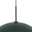 Kuzco Regent 19" Socket Pendant, Pine Green/Steel Shade