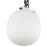 Kuzco Cherise 7" Socket Pendant, Black/Glossy Ribbed Opal Glass