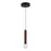 Kuzco Arden 9" LED Pendant, Matte Black/Opal Glass