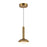 Kuzco Arden 9" (With) LED Pendant, Gold/Opal Glass/Steel - PD616109BGOP-UNV
