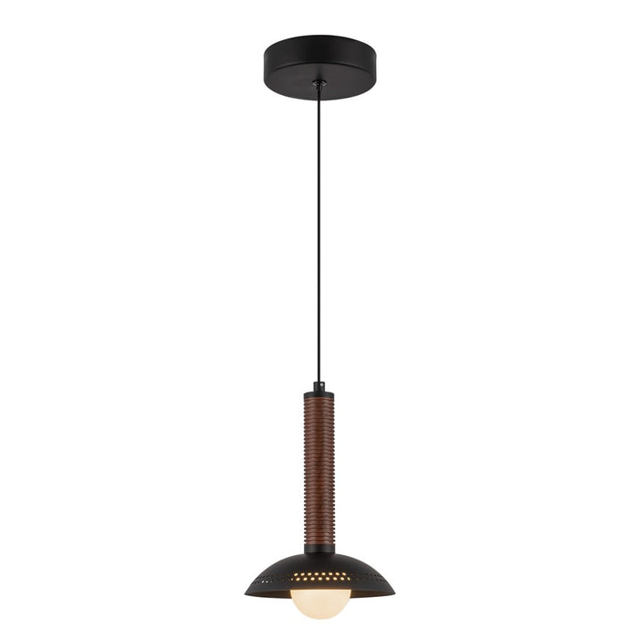 Kuzco Arden 9" (With) LED Pendant, Black/Opal Glass/Steel - PD616109MBOP-UNV