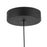 Kuzco Arden 9" (With) LED Pendant, Black/Opal Glass/Steel