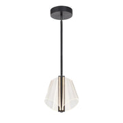 Kuzco Mulberry 11in LED Pendant | Matte Black Steel and Acrylic Diffuser | Kitchen Island & Dining Room | 11 x 11 x 11 in | Model PD62511-BK-LG