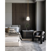 Kuzco Mulberry 11in LED Pendant | Matte Black Steel and Acrylic Diffuser | Kitchen Island & Dining Room | 11 x 11 x 11 in | Model PD62511-BK-LG