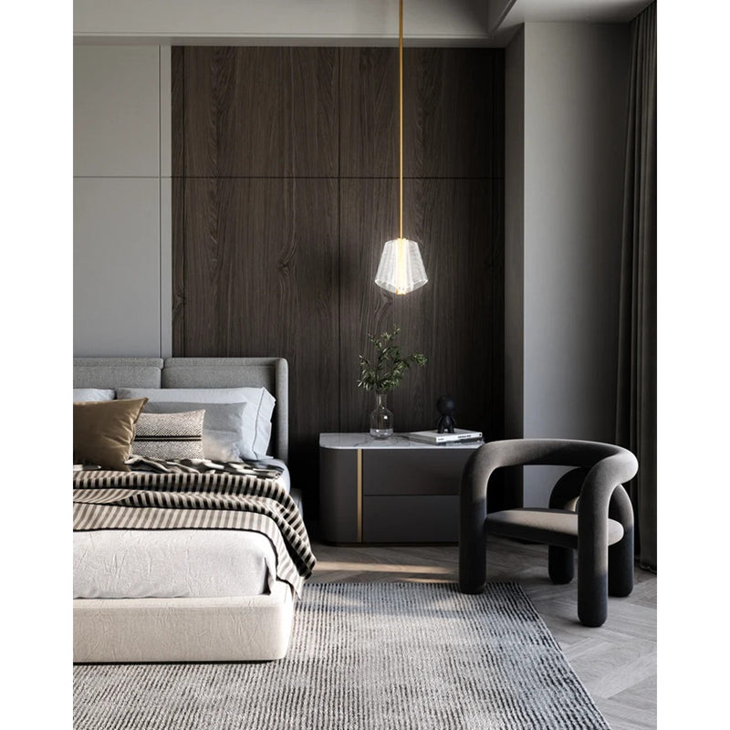 Kuzco Mulberry 11in LED Pendant | Matte Black Steel and Acrylic Diffuser | Kitchen Island & Dining Room | 11 x 11 x 11 in | Model PD62511-BK-LG