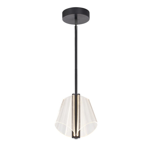 Kuzco Mulberry 11" LED Pendant, Black/Light Guide - PD62511-BK-LG-UNV