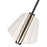 Kuzco Mulberry 11" LED Pendant, Black/Light Guide