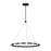 Kuzco Rezz 28" LED Pendant, Black/Opal Glass - PD63428-BK-UNV