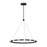 Kuzco Rezz 28" LED Pendant, Black/Opal Glass