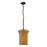 Kuzco Kai 11" Socket Pendant, Matte Black/Rattan Shade - PD641011MB