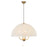 Kuzco Crosby 24" Socket Pendant, Brushed Gold/Spandex Shade - PD661424BG