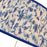 Kuzco Scout 13" Gold Pendant, Brushed Gold/Blue Linen