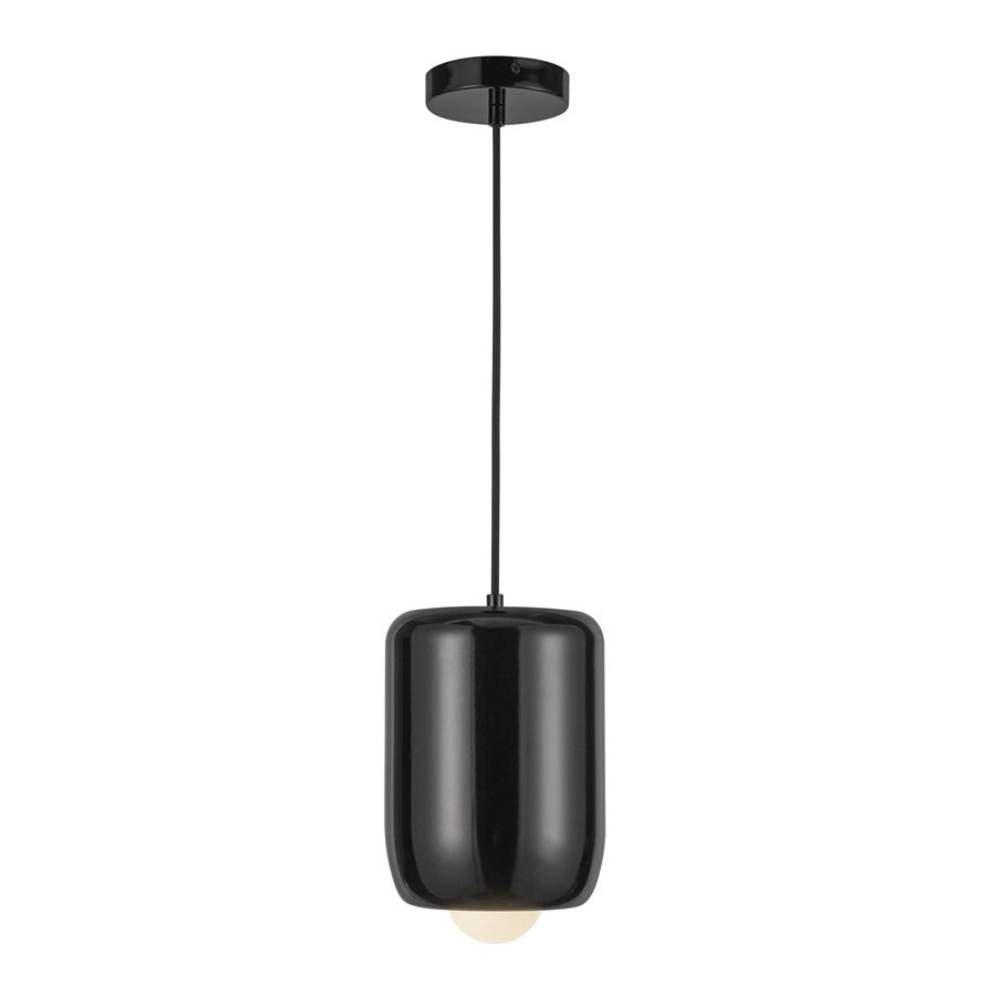 Kuzco Hayden 7" LED Pendant, Glossy Black - PD68507-GBK-UNV