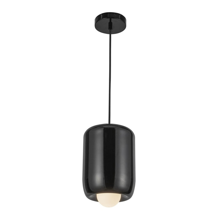 Kuzco Hayden 7" LED Pendant, Glossy Black