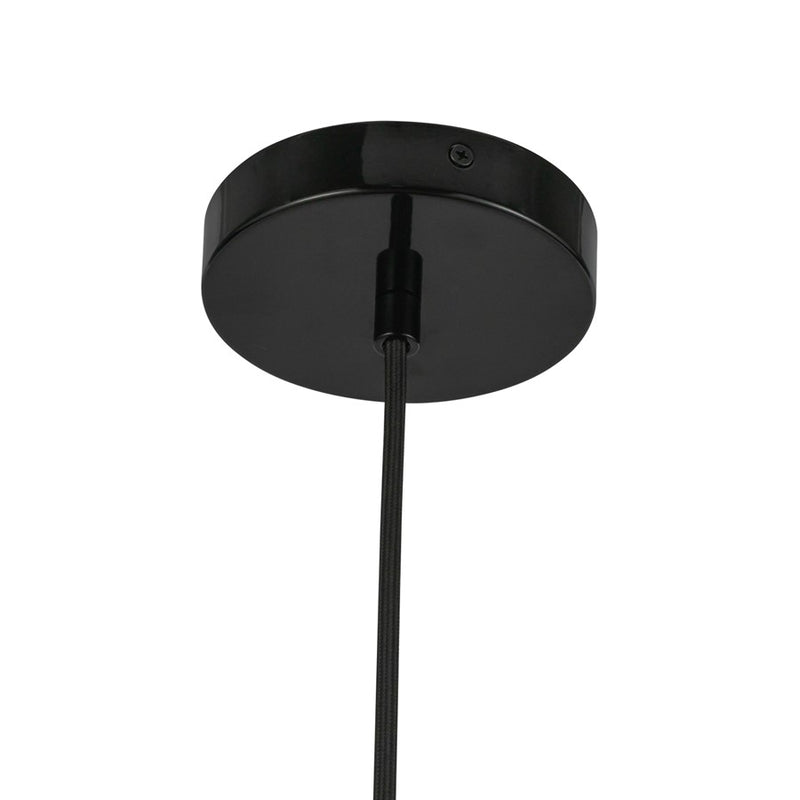 Kuzco Hayden 7" LED Pendant, Glossy Black