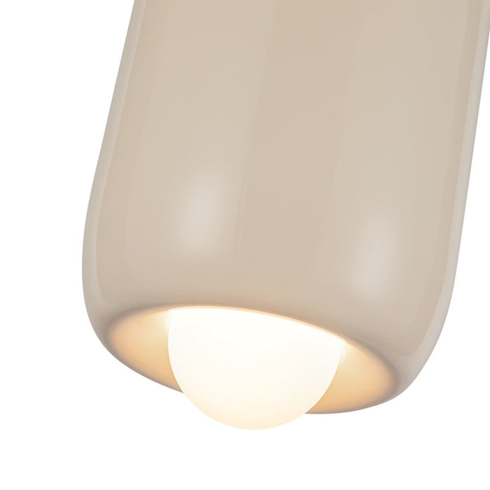 Kuzco Hayden 7" LED Pendant, Pearl White