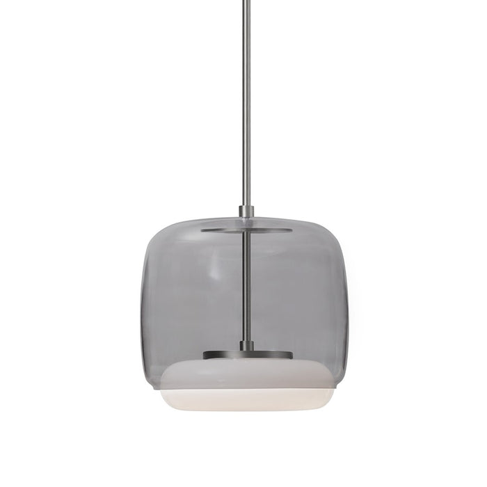 Kuzco Enkel 10" LED Pendant, Smoked/Brushed Nickel
