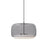 Kuzco Enkel 15" LED Pendant, Smoked/Nickel/Clear Glass Shade
