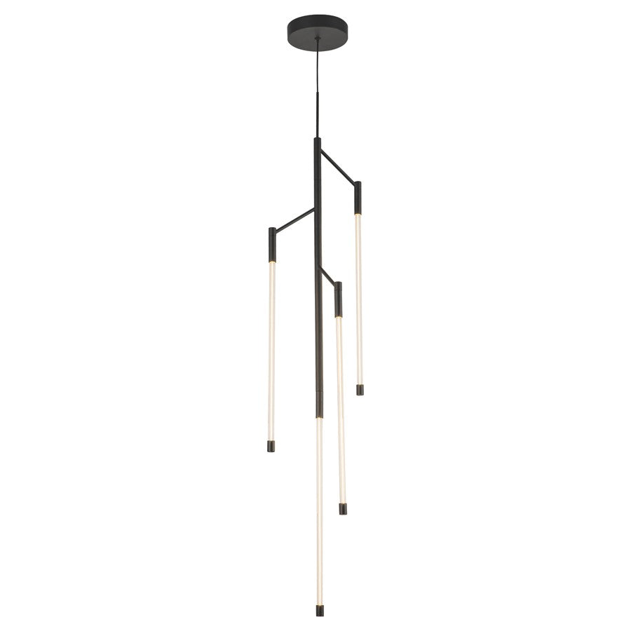 Kuzco Motif 46" LED Pendant, Black - PD74746-BK-UNV