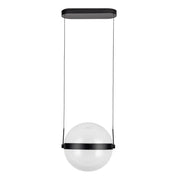 Kuzco Pisces 12" LED Pendant, Black/Light Guide - PD75912-BK-LG-3CCT-UNV