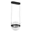 Kuzco Pisces 12" LED Pendant, Black/Light Guide