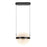 Kuzco Pisces 12" LED Pendant, Black/Light Guide