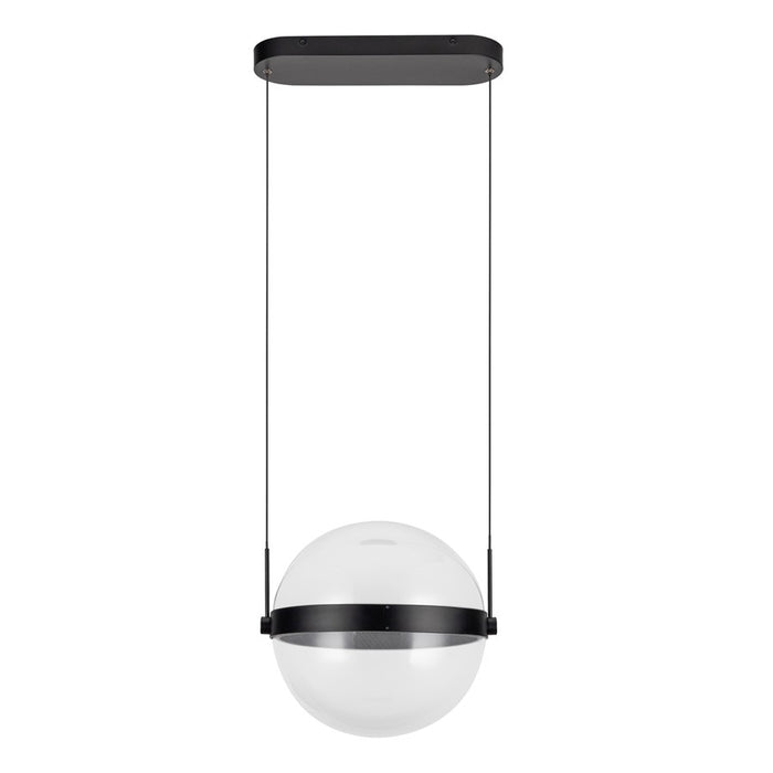 Kuzco Pisces 12" LED Pendant, Black/Light Guide