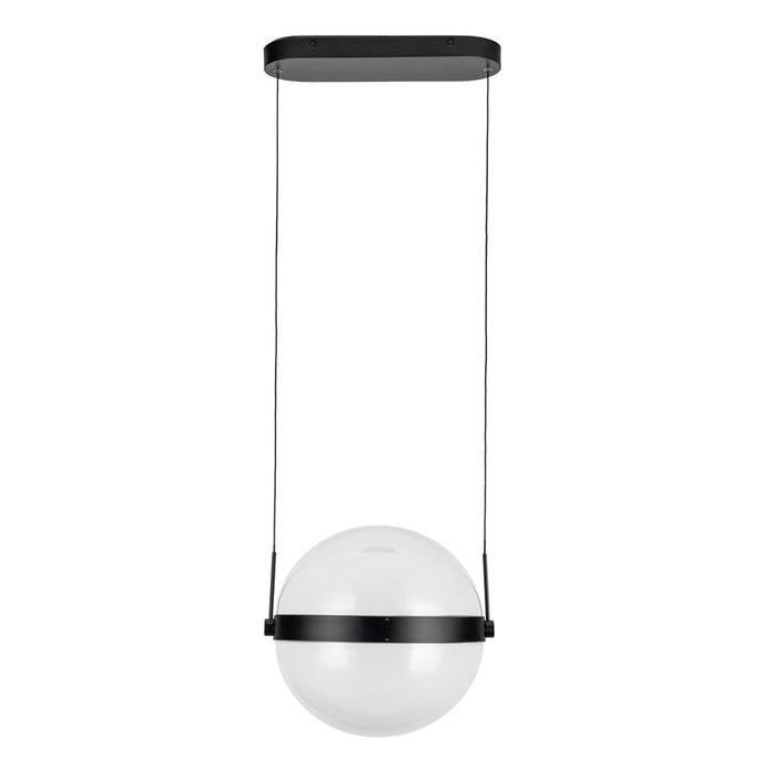 Kuzco Pisces 12" LED Pendant, Black/Light Guide