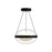 Kuzco Virgo 12" LED Pendant, Black/Opal/Clear External - PD76312-BK-OP-UNV