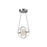 Kuzco Aries 8" LED Pendant, Chrome/Clear Acrylic Shade - PD76708-CH-UNV
