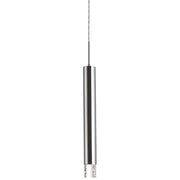 Kuzco Pendula 16in LED Pendant | Modern Chrome and Clear Crystal | Dining Room & Living Room | 400lm 3000K 90CRI Dimmable | Model PD7716-CH