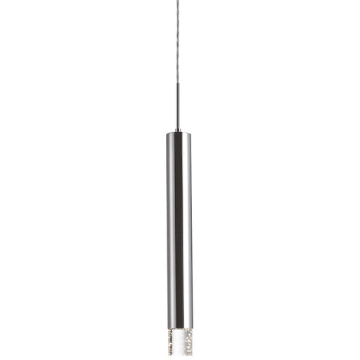 Kuzco Pendula 16in LED Pendant | Modern Chrome and Clear Crystal | Dining Room & Living Room | 400lm 3000K 90CRI Dimmable | Model PD7716-CH