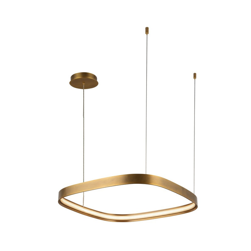 Kuzco Yukon 19" LED Pendant, Vintage Brass - PD78019-VB-UNV