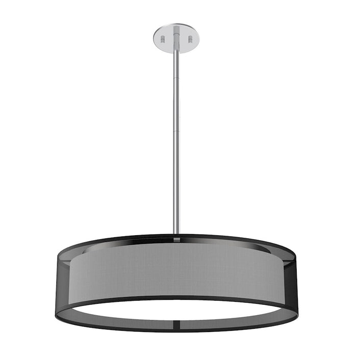 Kuzco Dalton 20" Pendant, Black Organza - PD7920-BOR-5CCT