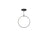 Kuzco Cirque 24" LED Pendant, Black - PD82524-BK-UNV