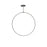 Kuzco Cirque 48" LED Pendant, Black - PD82548-BK-UNV-010