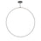 Kuzco Cirque 72" LED Pendant, Black - PD82572-BK-UNV-010