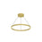 Kuzco Cerchio 24" LED Pendant, Brushed Gold - PD87124-BG-UNV-010